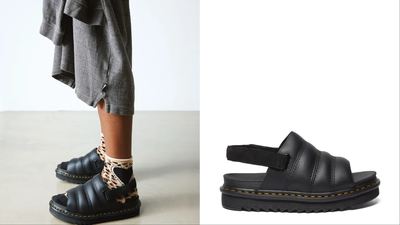 Dr. Martens「Zebrilus Zebrilus TD凉鞋」,5680元。品牌提供