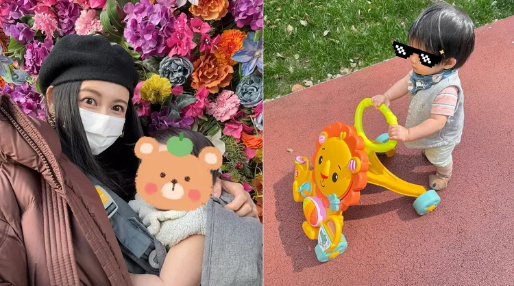 愷樂不時分享育兒生活。翻攝愷樂Threads