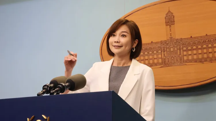 總統府發言人郭雅慧。記者葉家瑋攝