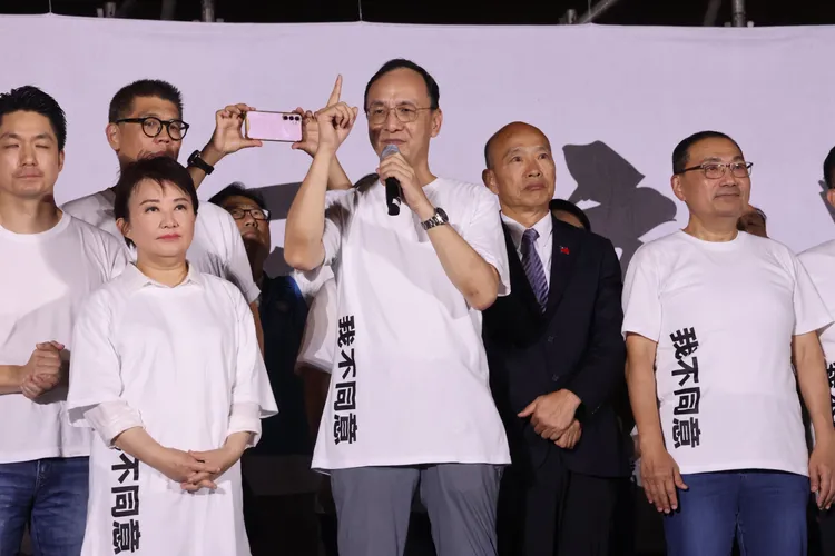 國民黨主席朱立倫。莊宗達攝