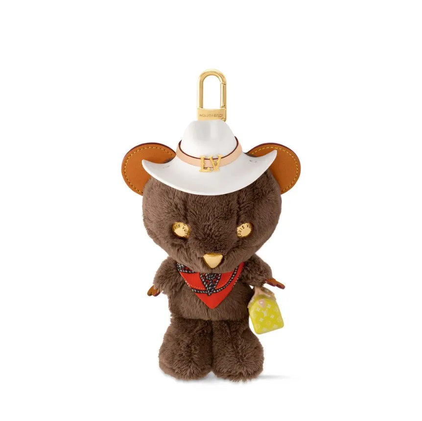LV Louis Bear 包包吊飾西部牛仔,4萬1100元。品牌提供