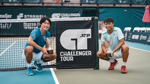 台灣好手再奪金牌!許育修搭檔黃琮豪 拿下ATP挑戰賽男雙冠軍