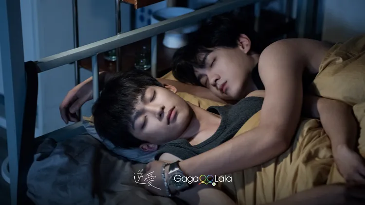 田栩寧（右）和梓瑜因戲爆紅卻面停播命運。GagaOOLala提供