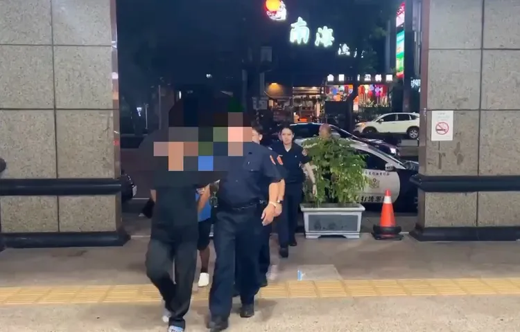 7人全被帶回偵辦。警方提供