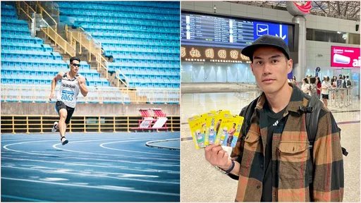 「台灣最速男」拚亞運再進化!楊俊瀚深夜飛美國佛州 為10月雲林全國運動會備戰