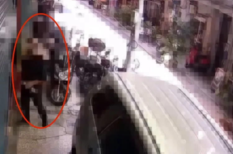 竊嫌大白天趁四下無人，闖進公寓內意圖行竊。翻攝畫面