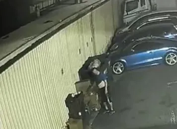 疑物流司機抽菸引發大火。翻攝畫面