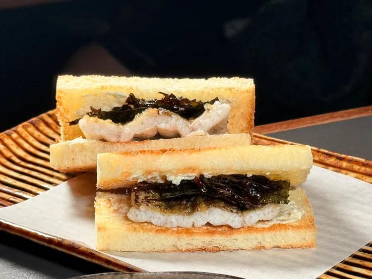 星鰻三明治。陳揚盛攝