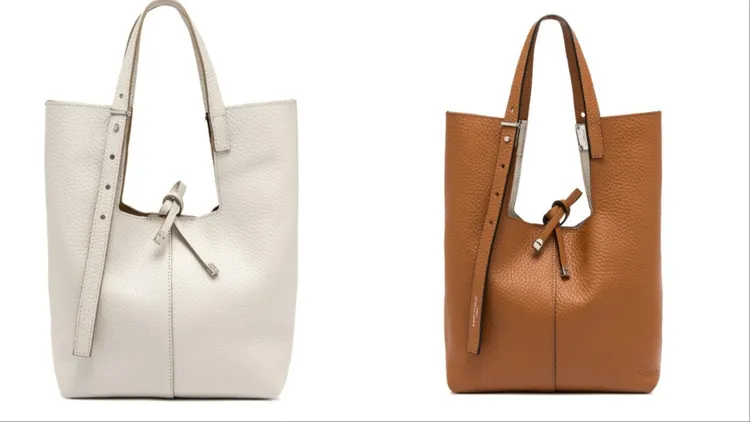 Gianni Chiarini Ava皮革肩背包，各1萬6200元。品牌提供