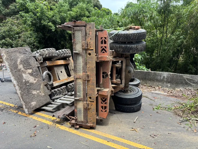 劉男上山工作，不料回程途中行經下坡路段失控，釀成悲劇。民眾提供