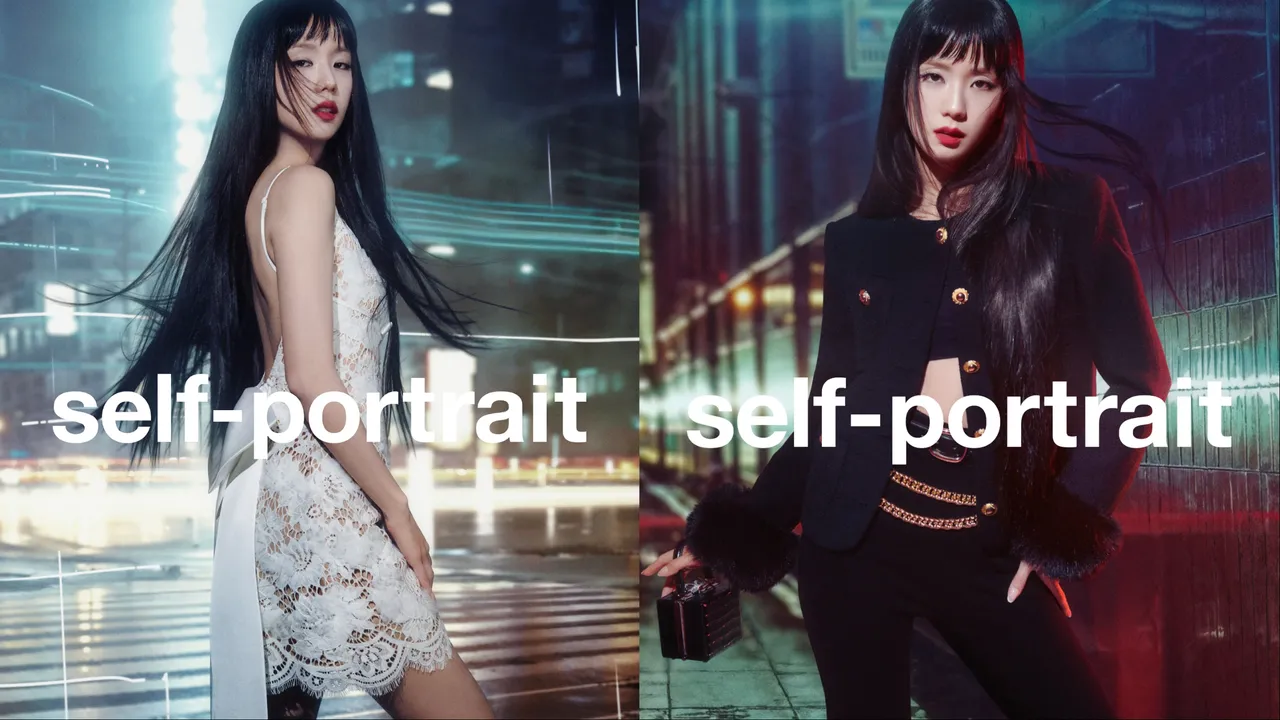Jisoo拍攝self-portrait秋冬形象廣告。品牌提供