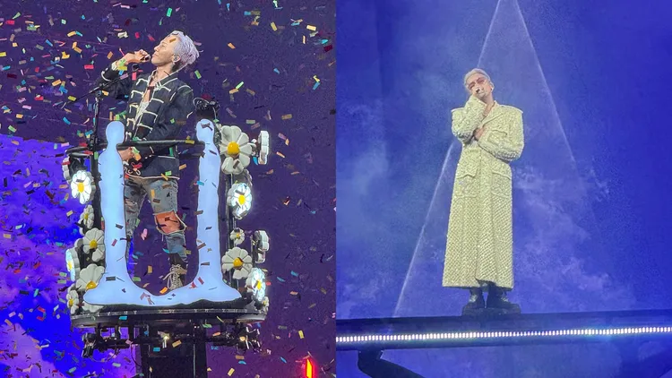 GD在台北小巨蛋舉行世巡「Übermensch」。讀者提供