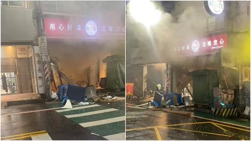 桃园气爆!餐厅炸出白烟巨响「以为打雷」 男双脚爆血送医