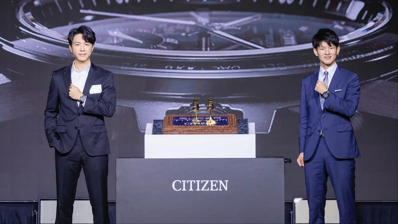 韋禮安出席CITIZEN新錶發佈會。品牌提供