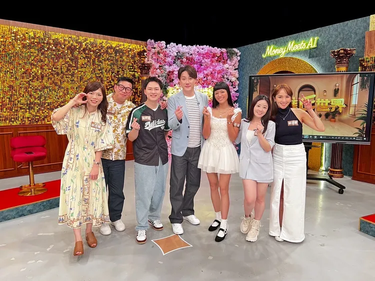 馬力歐（左起）、楊昇達、錢毅、若綺、蔡逸帆等大談家務分工話題。年代提供