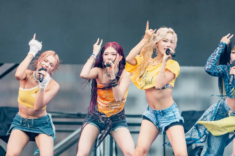 女團「HUR+」熱力四射。高雄啤酒節提供