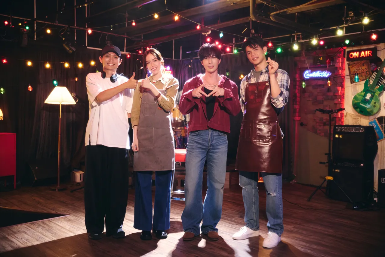 陈势安(右2)生日许愿新歌、影集都开出红盘。索尼音乐提供