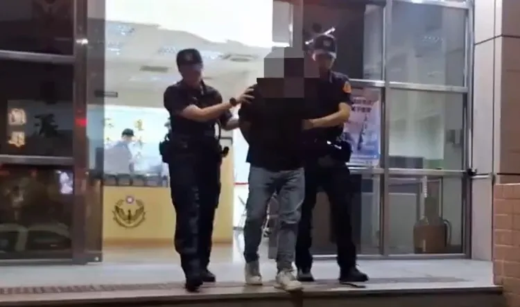 林嫌酒醒後發現鑄下大錯，後悔莫及。翻攝畫面