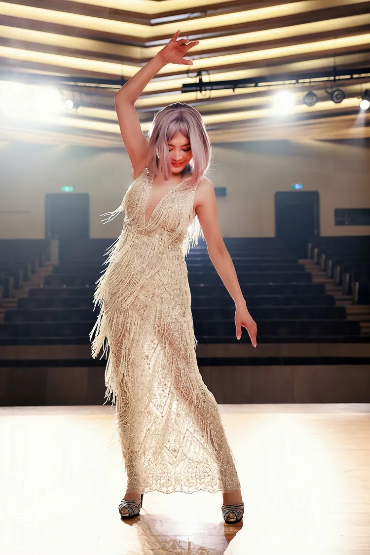 Rita拍攝MV當天遇眼球血管爆裂。艾迪昇提供