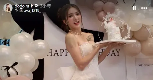 Dora捲小三風波 28歲慶生趴自誇「純白小公舉」!樂天女孩官方發文了