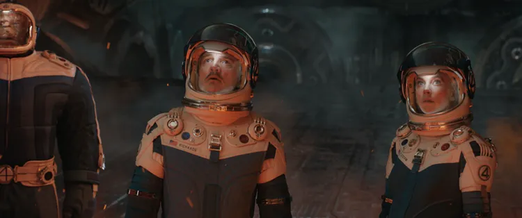 《驚奇4超人：第一步》首度面對龐大敵手「行星吞侍者」。漫威影業提供