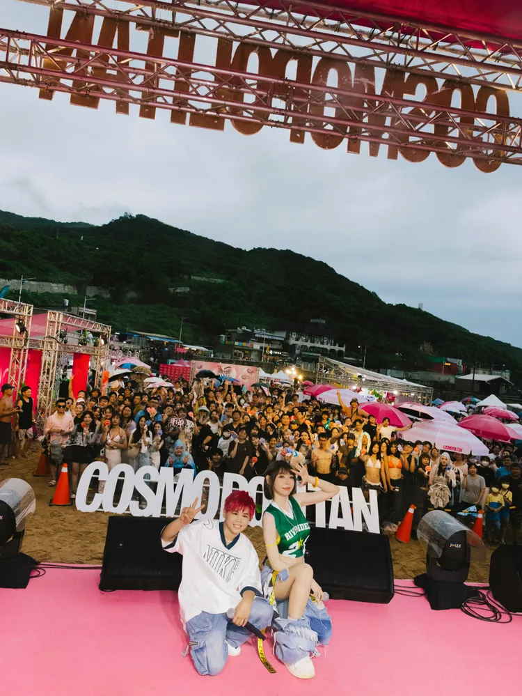 NANA與林明禎合體演出。開心果娛樂提供