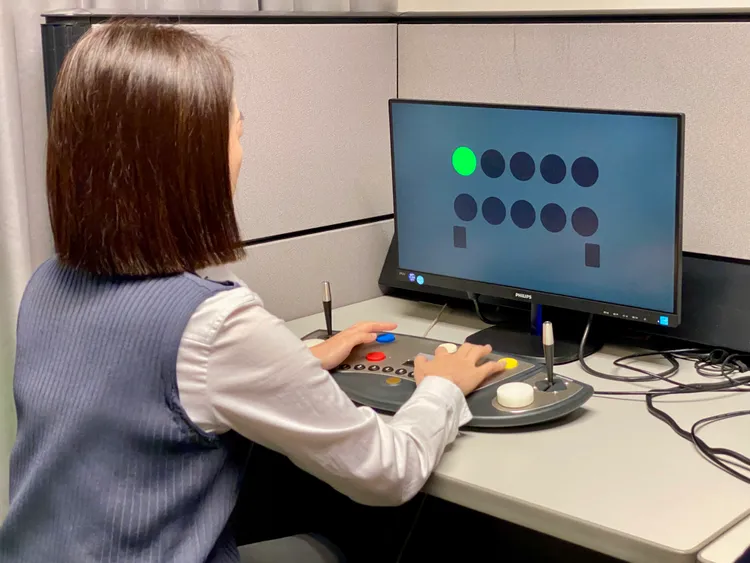 「維也納電腦化心理檢測系統」依不同職類鐵路列車駕駛人員設定不同檢測項目，目前僅6成通過率。莊偉祺攝