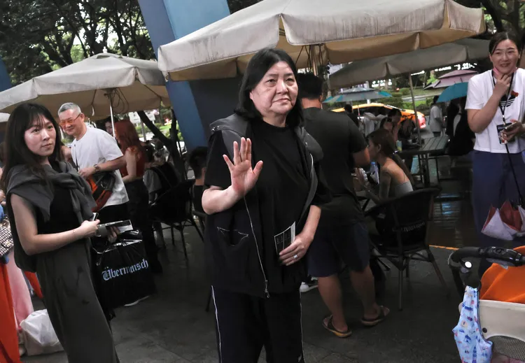 邱瓈寬也來看GD演唱會。彭欣偉攝