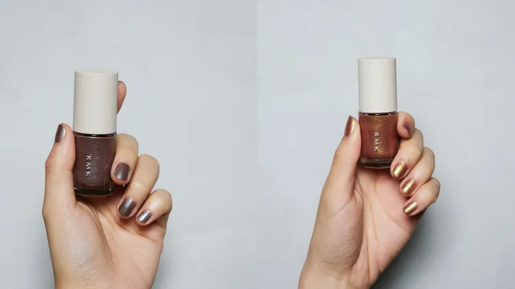RMK誘光指彩#EX24（左）、#EX25（右），各8ml／700元。
品牌提供