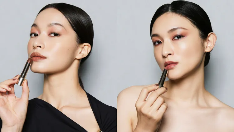 RMK絲絨光彩口紅，各1450元（蕊芯1100元、口紅殼350元）。品牌提供