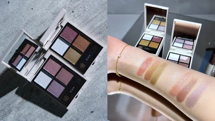 RMK立體調色眼盤，各2150元。品牌提供、張家玲攝