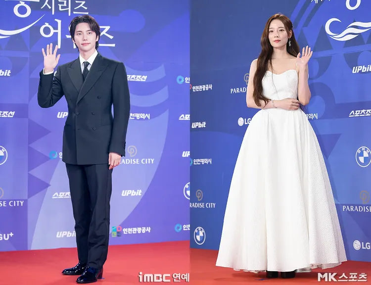 《魔鬼的計謀2》冠軍鄭泫揆（左圖）、尹邵熙入圍最佳綜藝男女新人獎。翻攝iMBC、MK體育