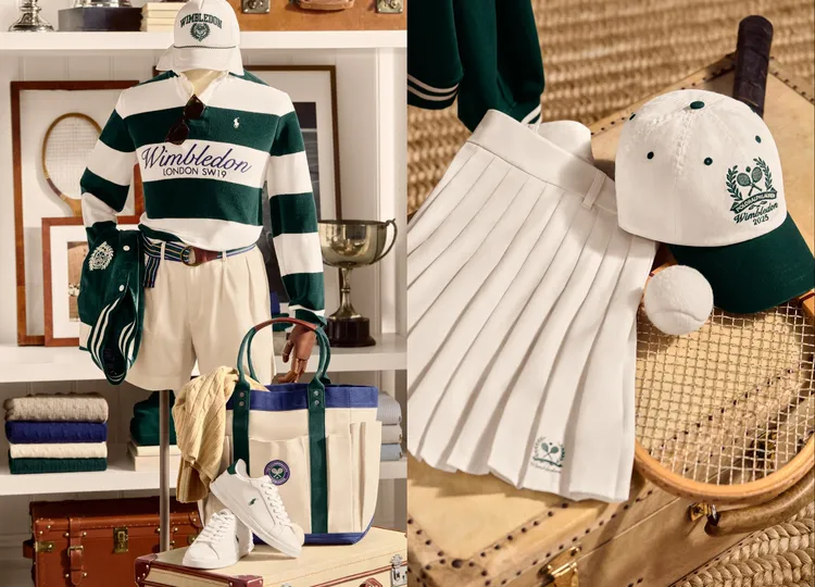 RALPH LAUREN推出2025 Polo Ralph Lauren溫布頓膠囊系列。品牌提供