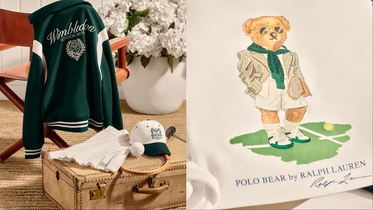 Polo Ralph Lauren溫布頓膠囊系列運用各種印花、刺繡增添活力。品牌提供