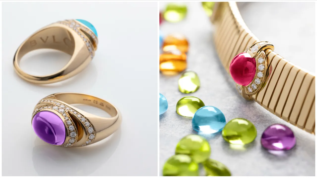 Bvlgari Color主題下的六款全新彩寶作品登場。品牌提供