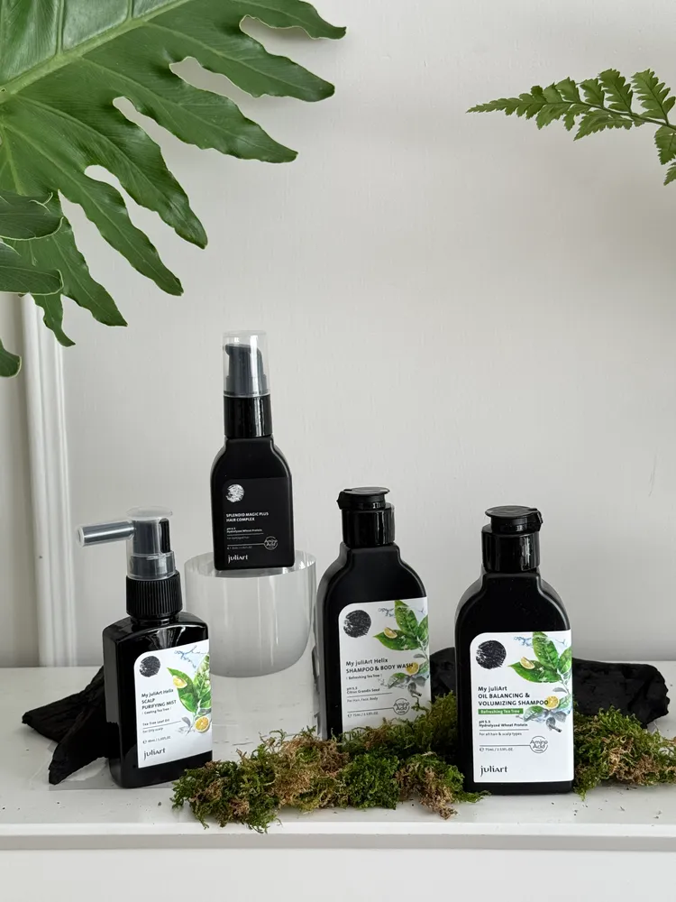 juliArt針對夏季特別推出全新「沁涼茶樹系列」新品。張家玲攝