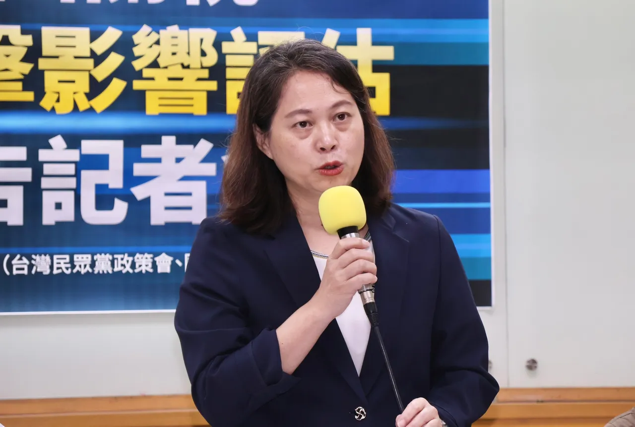 民众党政策会执行长赖香伶。庄宗达摄