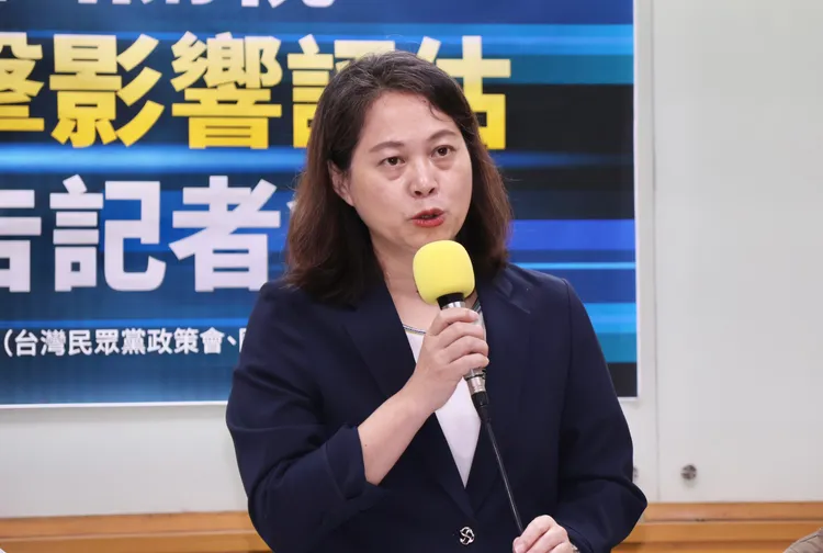 民眾黨政策會執行長賴香伶。莊宗達攝