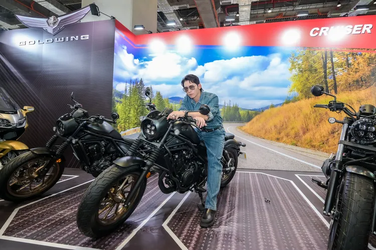 温昇豪騎車越老越怕摔。Honda Taiwan 提供