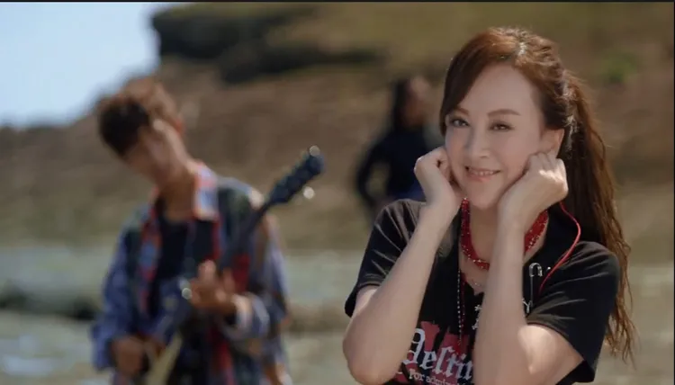 喬幼與兒子合唱新歌《咱來合唱一首歌》。本人提供