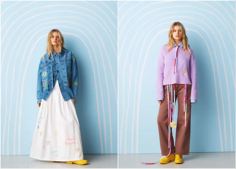 MIRA MIKATI秋冬系列依舊以繽紛色系與俏皮印花帶來童趣風格。品牌提供