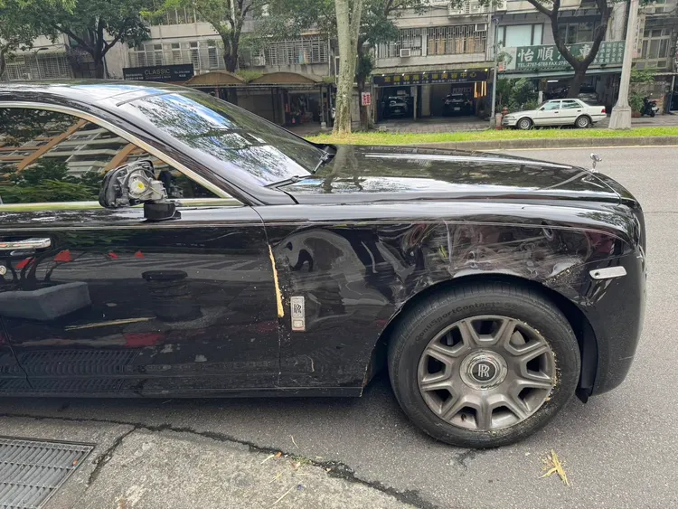 肇事的勞斯萊斯。警方提供