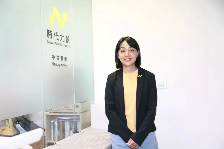 王婉諭認為，台灣要有第三勢力，例如民進黨外的第二個本土政黨。彭欣偉攝