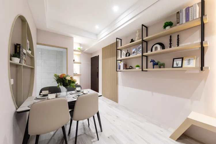 「北大悠揚」A1二房戶型樣品屋。北大悠揚提供