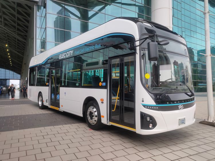 HYUNDAI ELEC CITY FCEV氫能巴士　「2025 台灣氫能與電動大客車淨零移動論壇」亮相