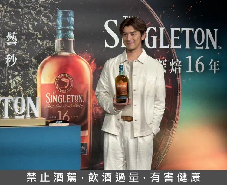 陳柏霖受邀成為蘇格登代言人。黃若綾攝