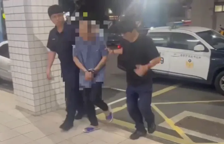 洪嫌本身是毒品通緝犯，疑似擔心坐牢而拒檢上演市區警匪追逐。翻攝畫面