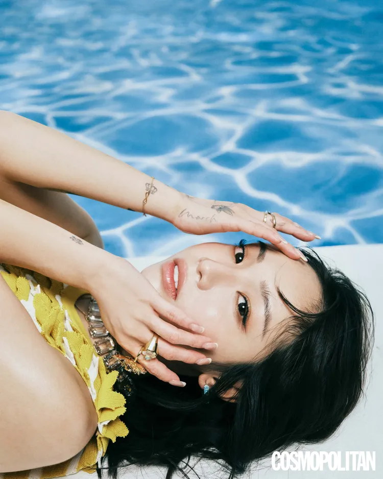  陳芳語拍攝《COSMOPOLITAN》封面。《COSMOPOLITAN》提供