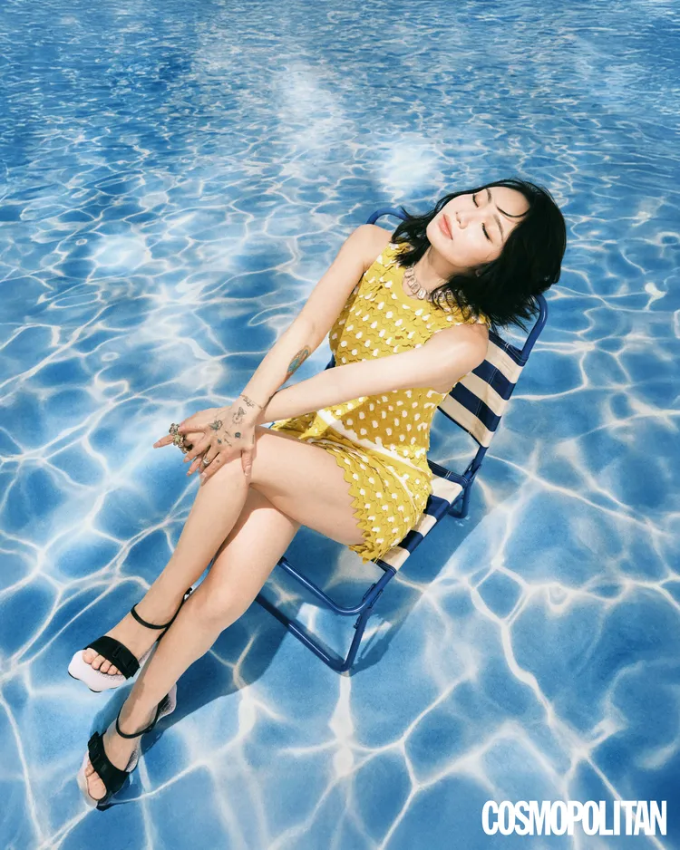  陳芳語拍攝《COSMOPOLITAN》封面。《COSMOPOLITAN》提供