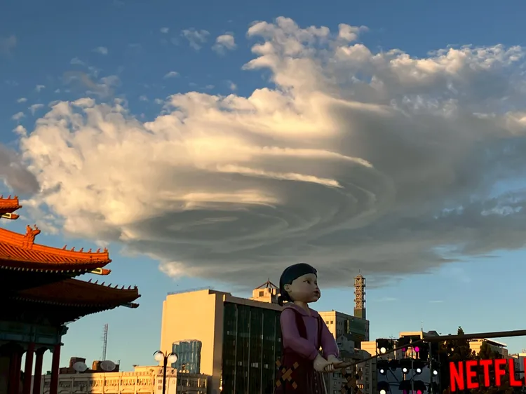 中正紀念堂舉辦《魷魚遊戲》限時活動。讀者提供